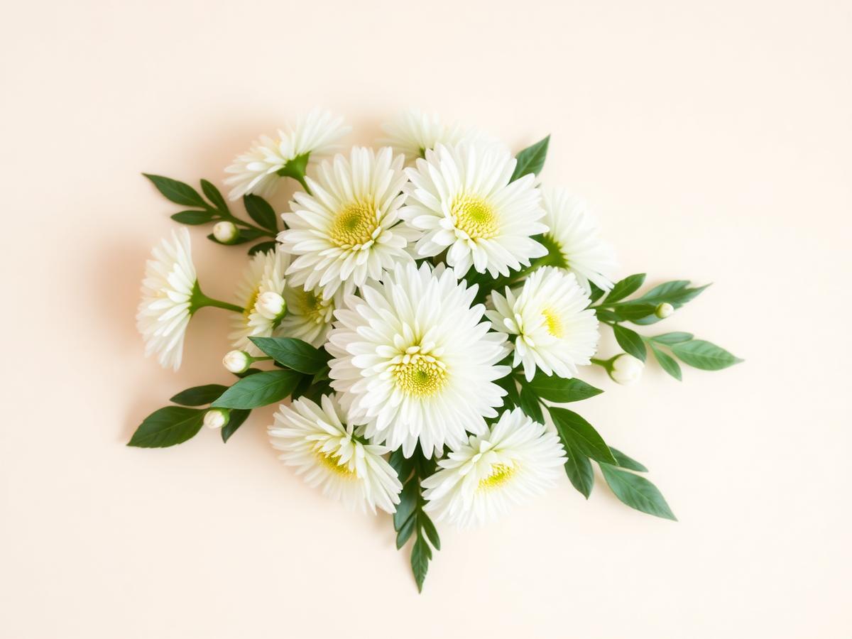 白菊花藝